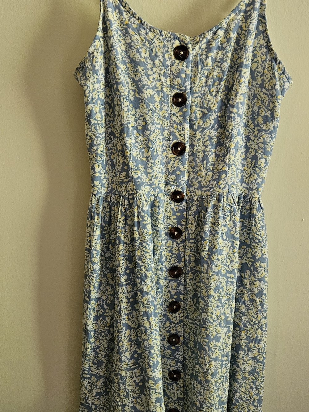 Japna Floral Rayon. Coastal, Summer Sundress, Farmers Market